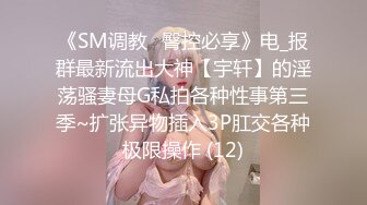 《SM调教✅臀控必享》电_报群最新流出大神【宇轩】的淫荡骚妻母G私拍各种性事第三季~扩张异物插入3P肛交各种极限操作 (12)